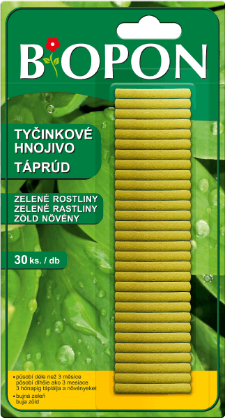 BOPON tyčinkové hnojivo pre zelené rastliny 30ks