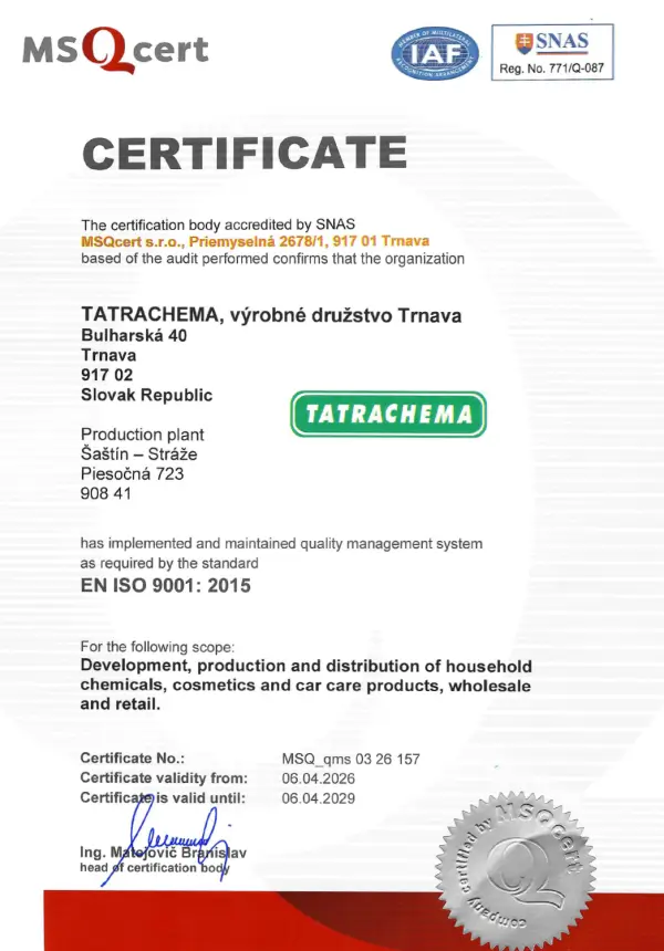 Quality management system