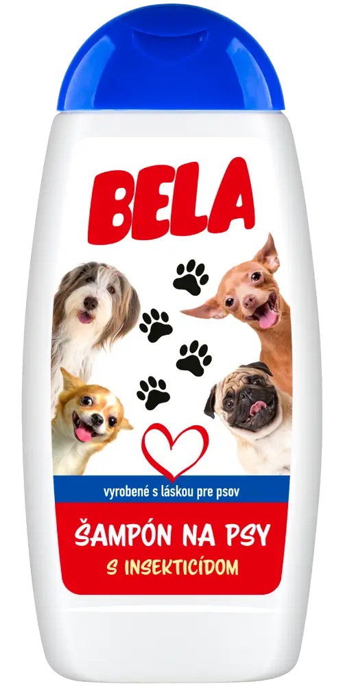 BELA šampón na umývanie psov s insekticídom 230 ml
