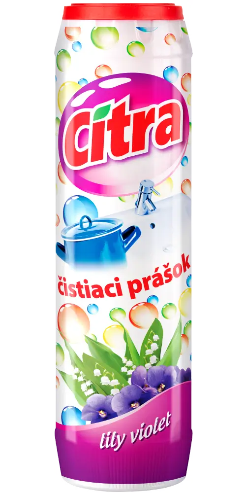 CITRA práškový čistič Lily violet 400g